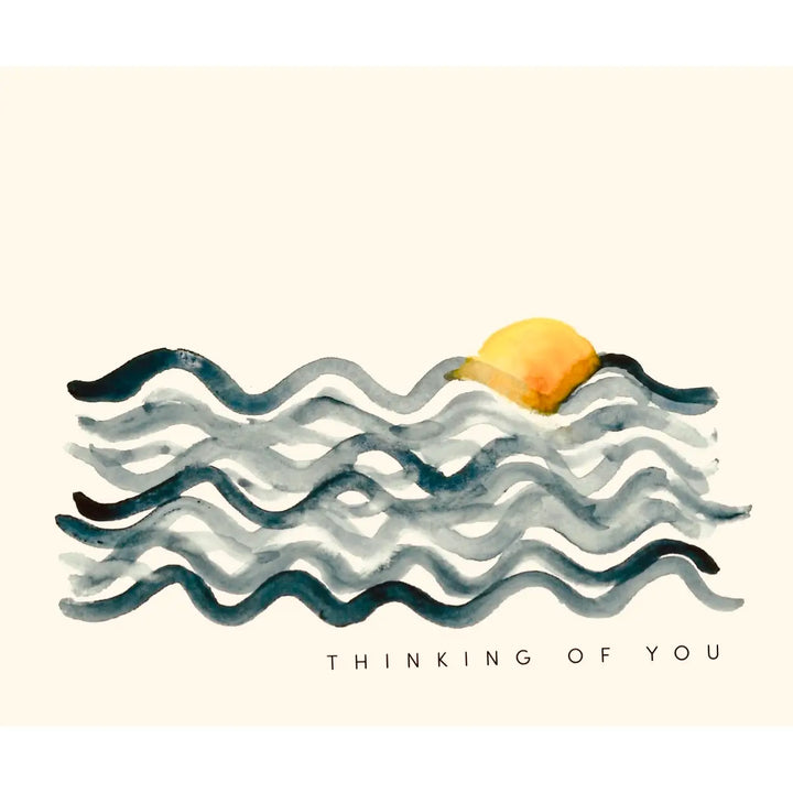 Thinking of You Ocean Sunset Card