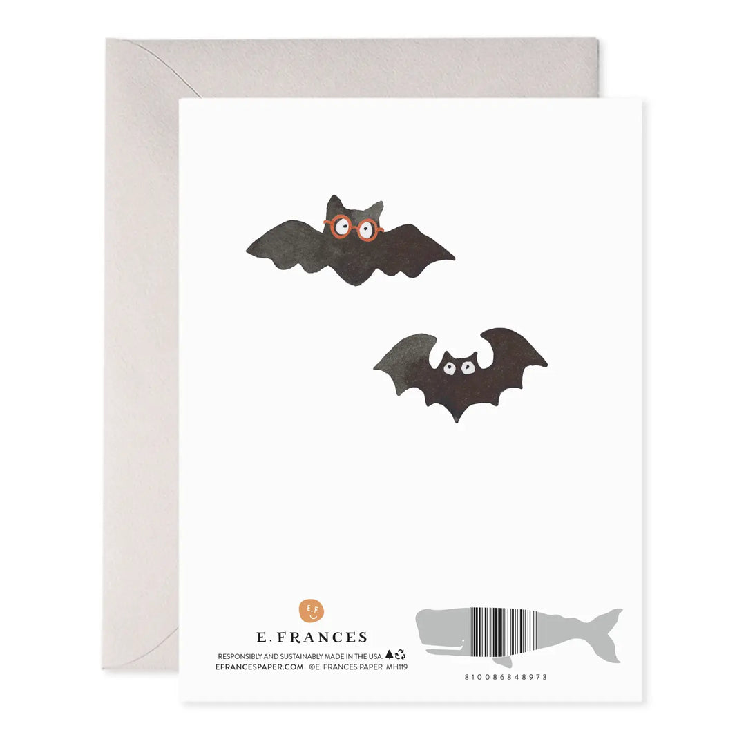 Spooky Bats Halloween Card