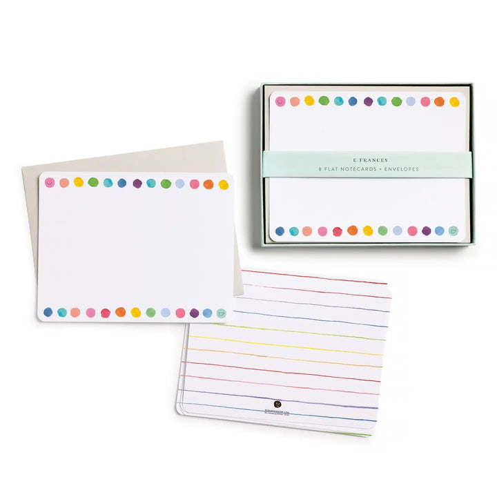 Happy Dots Flat Notes (Set of 8)