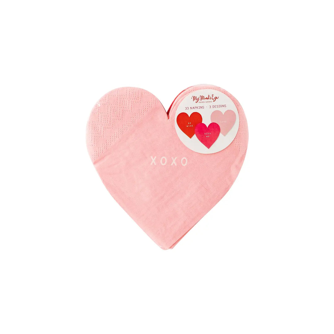 Conversation Heart Paper Napkin