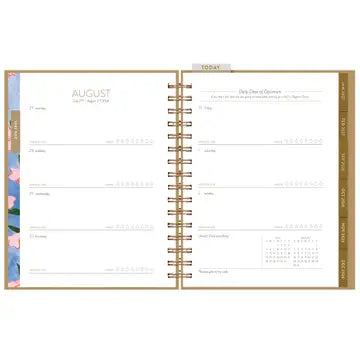 Angel Seedlings 17-Month Hardcover Spiral Planner (Aug 2026 - Dec 2027)