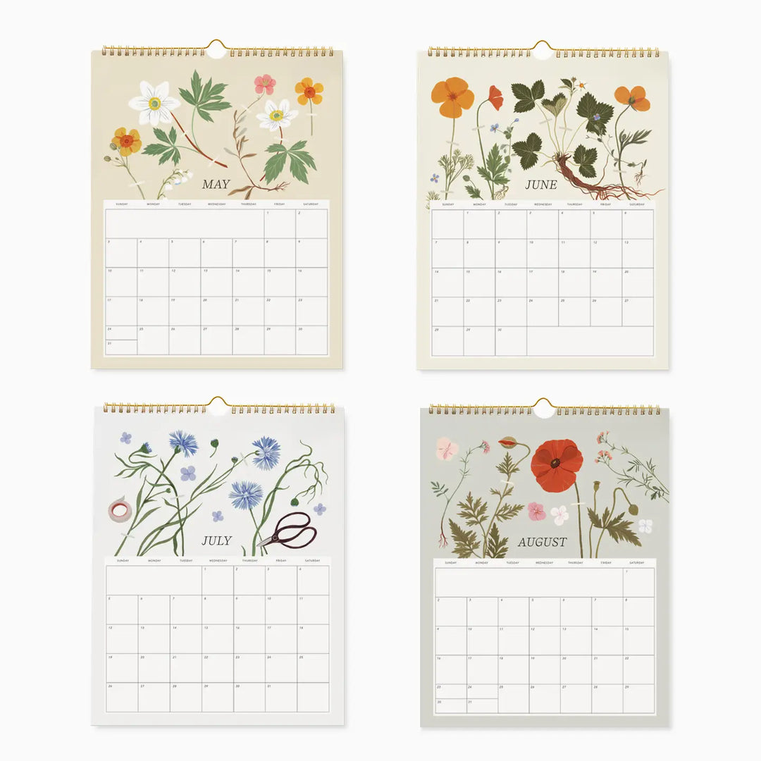 Herbarium Wall Calendar 2026