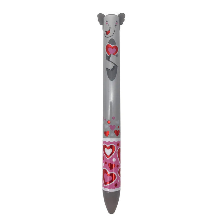 Twice as Nice Two Color Click Pen - Valentine