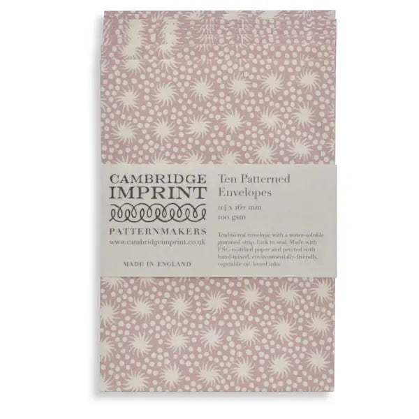 Patterned Flat Cards with Envelopes & Labels (Set of 10)