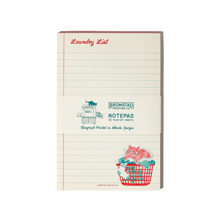 Laundry List - Risograph Notepad