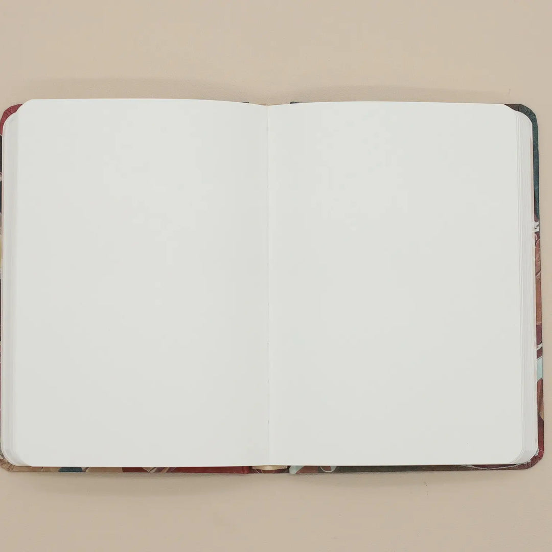 Carnelian Marble Hardcover Journal (B6)