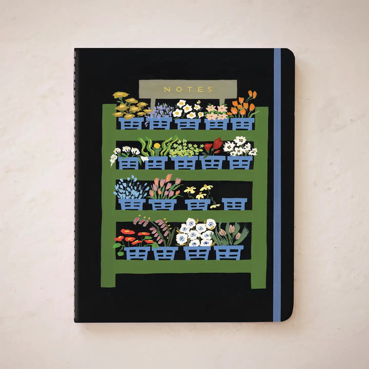 Garden Greenhouse Seedlings Sewn Trio Notebook Set