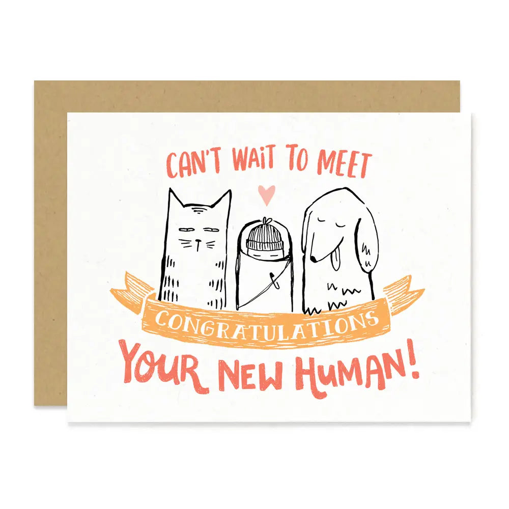 New Human Baby Card