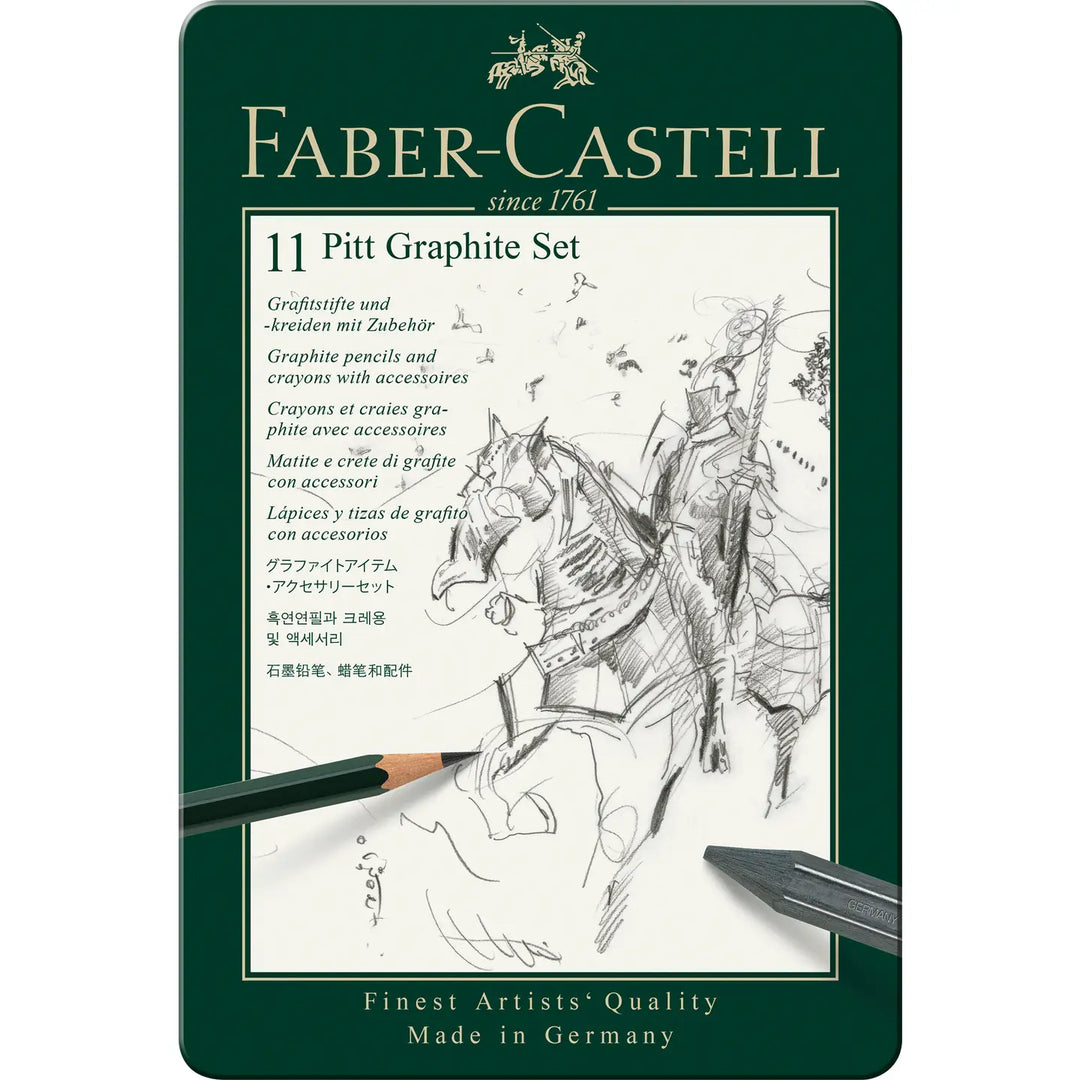 Pitt Professional Quality Pencil Graphite Set (Tin of 11)