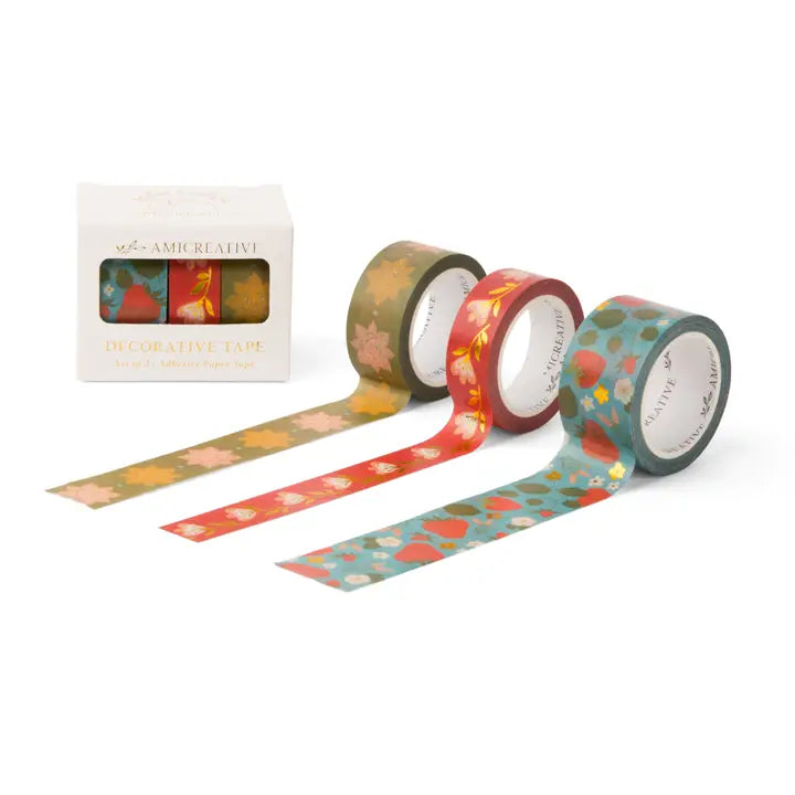 Washi Tape Set of 3 -  Summer Garden