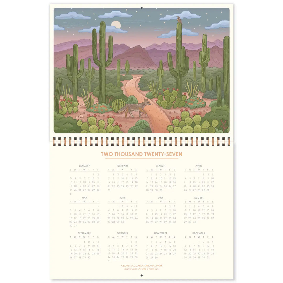 2027 National Parks Wall Calendar