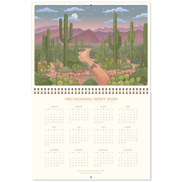2027 National Parks Wall Calendar