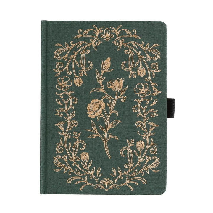 Antique Floral B6 Dot Grid Notebook