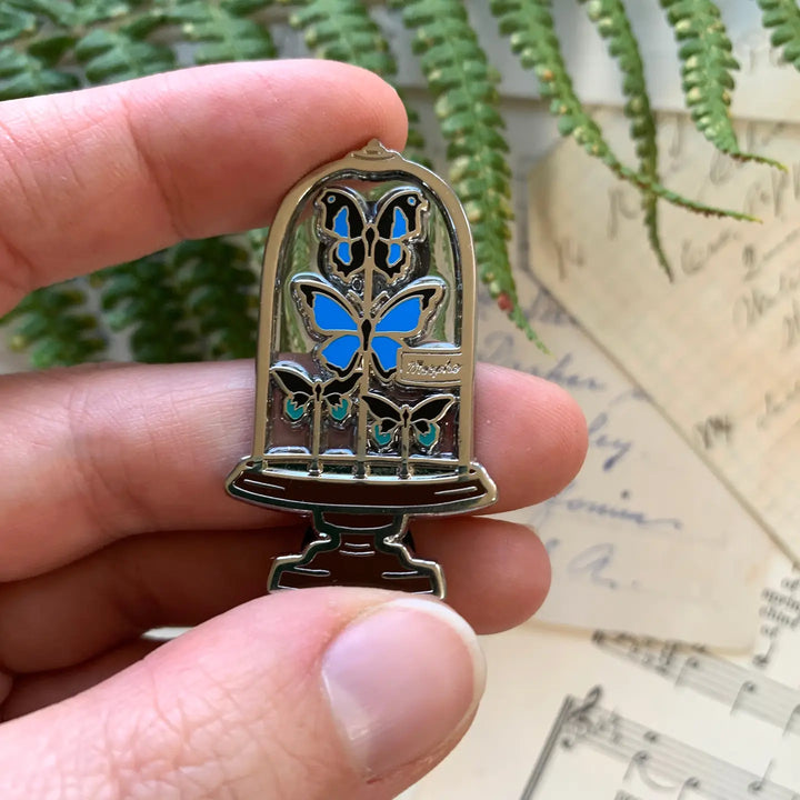 Butterfly Dome Enamel Pin