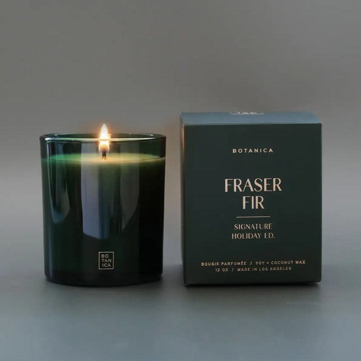 Botanica Holiday Candle: Fraser Fir, 12oz.
