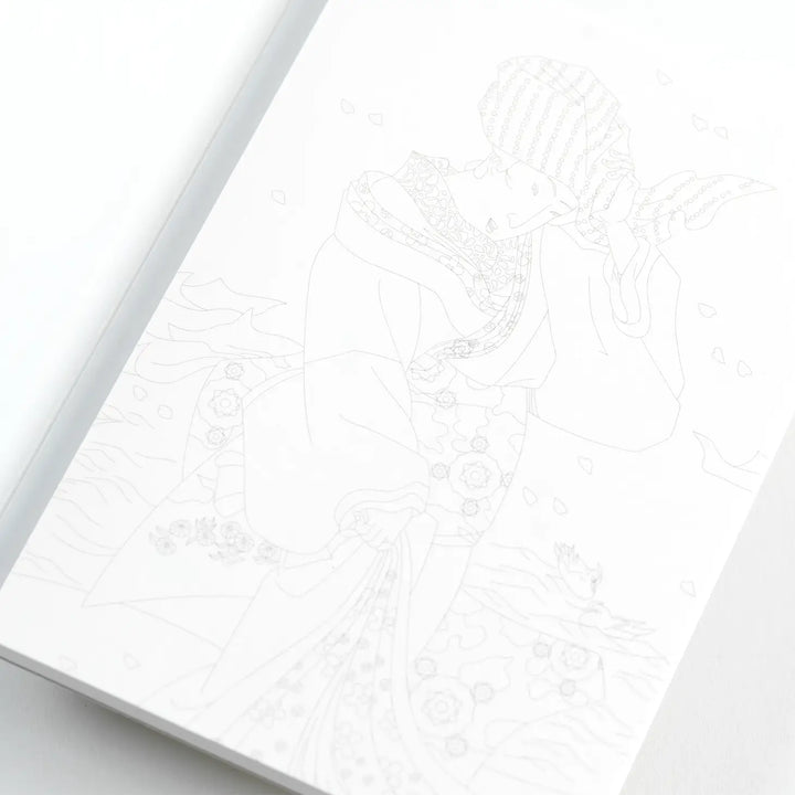 Japan Watercolor Postcard Book
