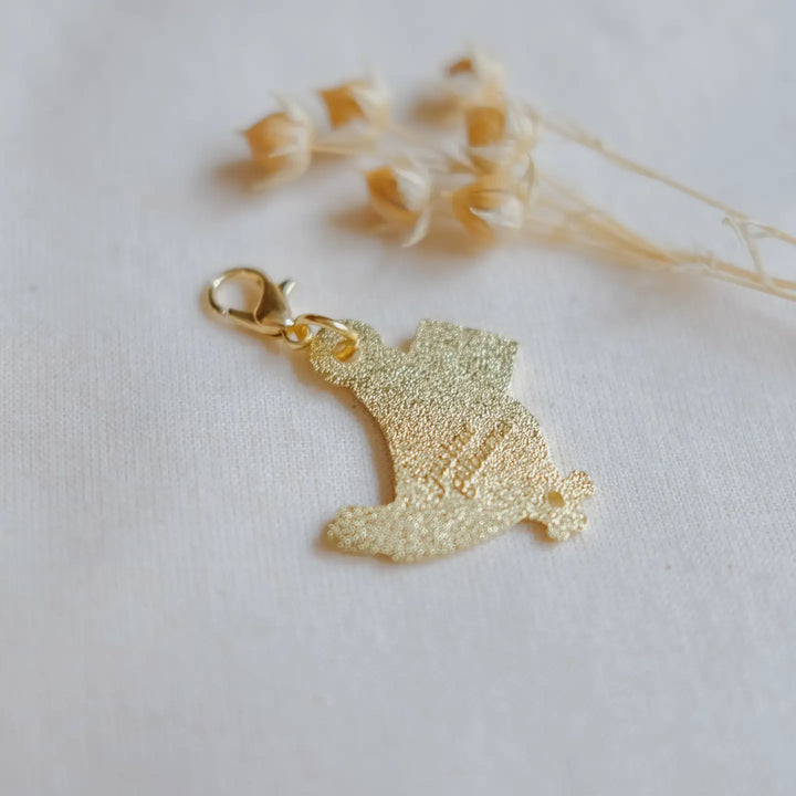Pigeon Snail Mail Notebook Charm