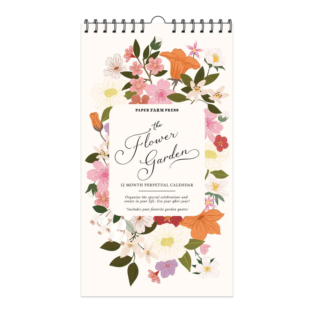 The Flower Garden Celebrations 12-Month Perpetual Calendar