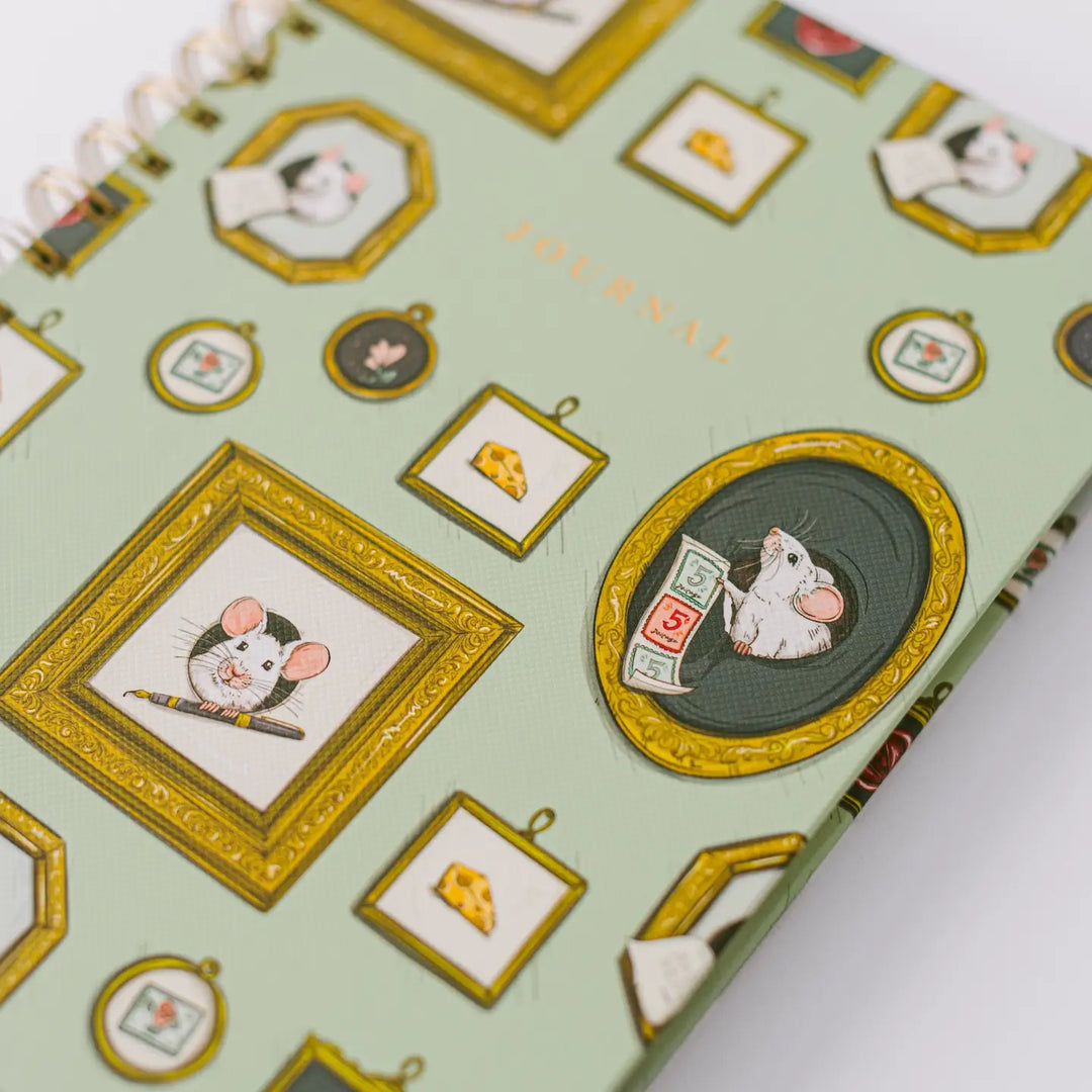 Mouse Cameo Spiral Notebook