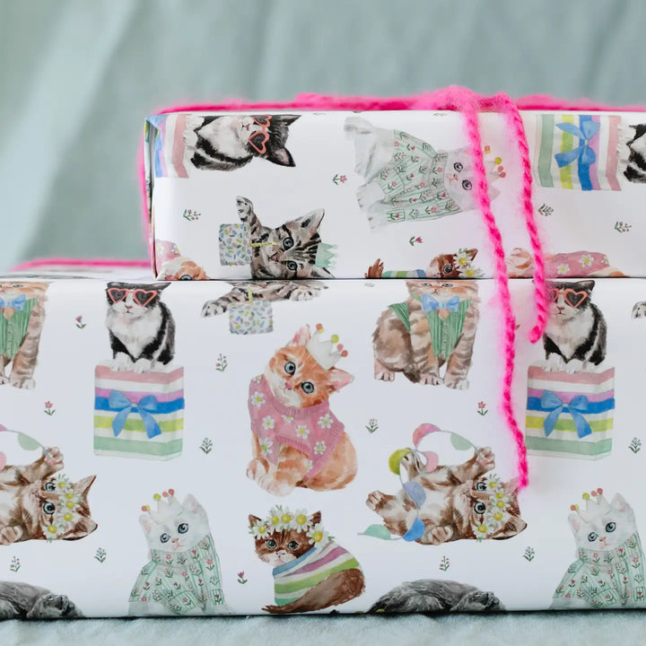 Birthday Cat Gift Wrap (Roll)