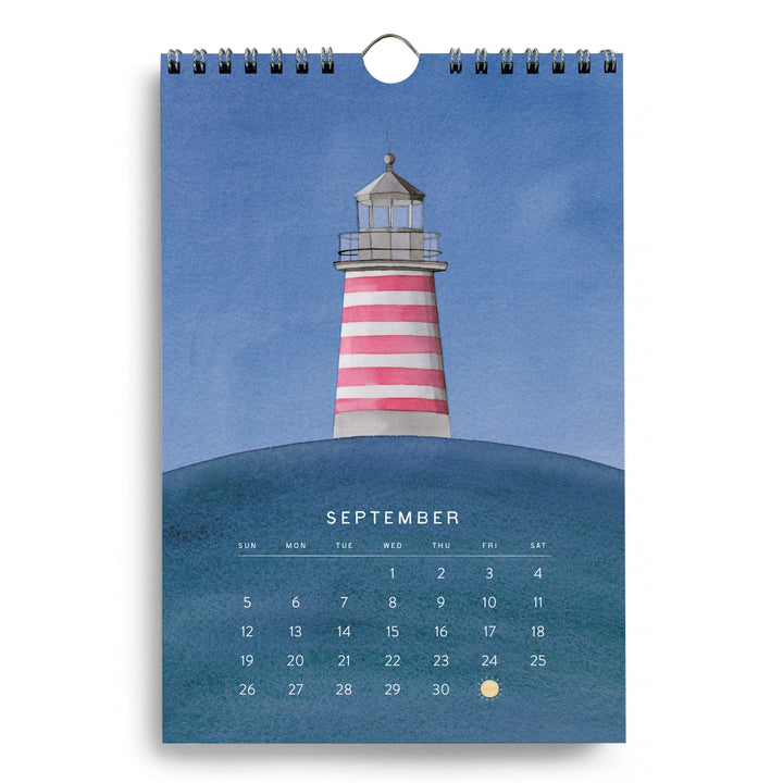 A Year By the Sea Little Wall Calendar (2027)