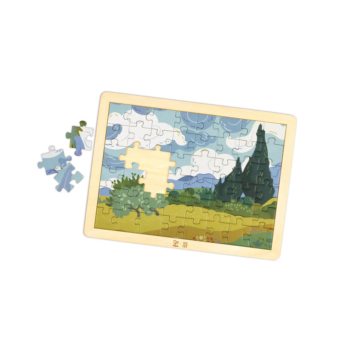 Van Gogh Cypresses Puzzle