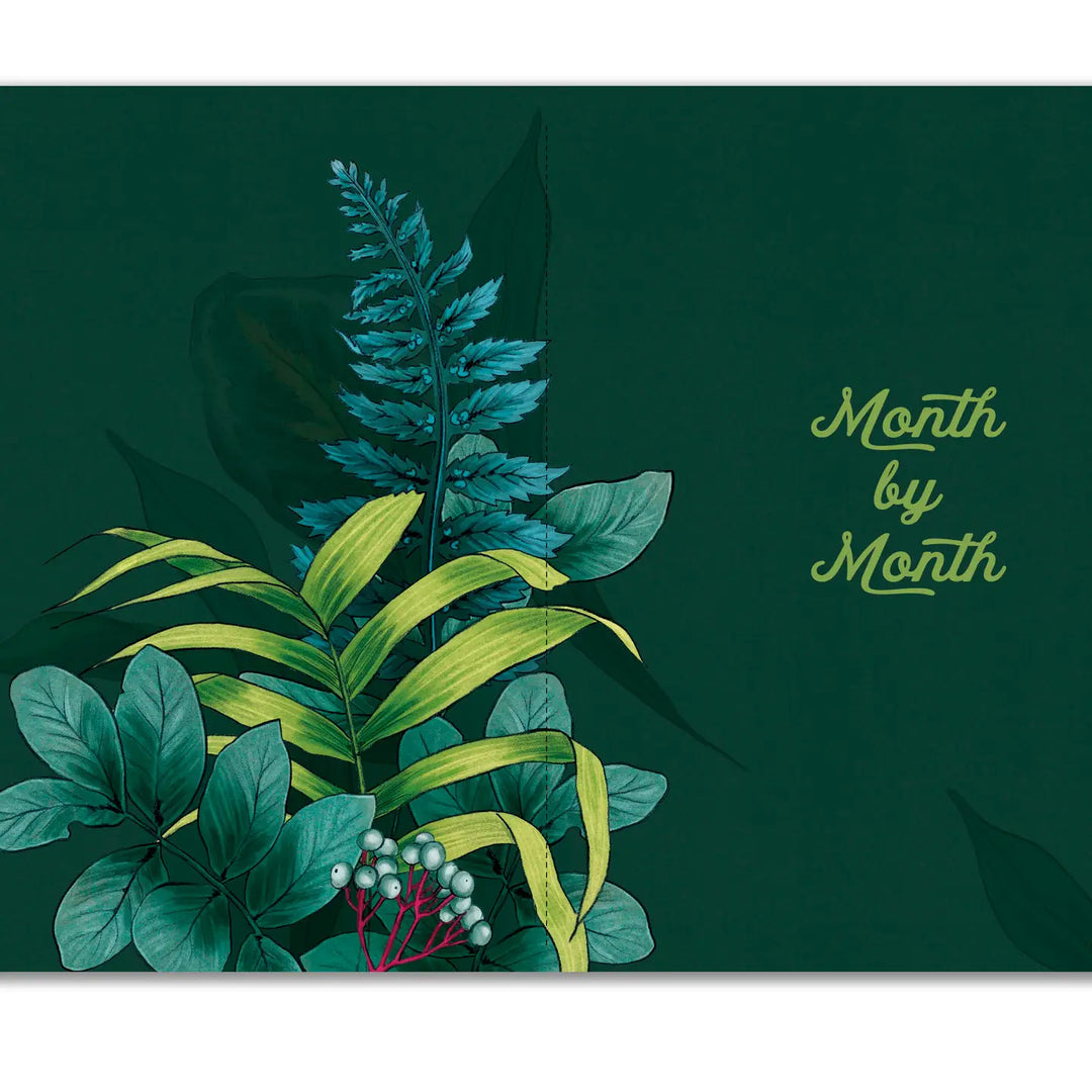 2027 Greenery High Note Monthly Planner