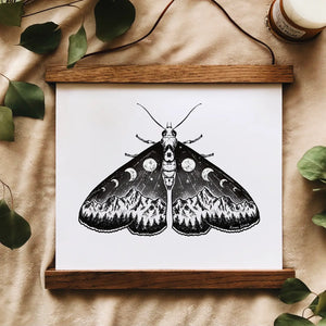 Mountain Moth Art Print - 8 x 10"