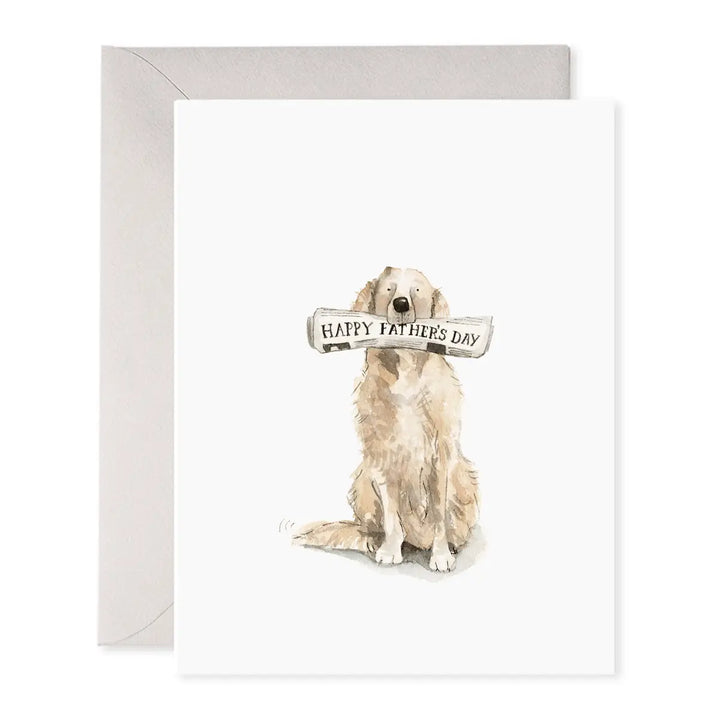 Doggy Dad Happy Father's Day Card