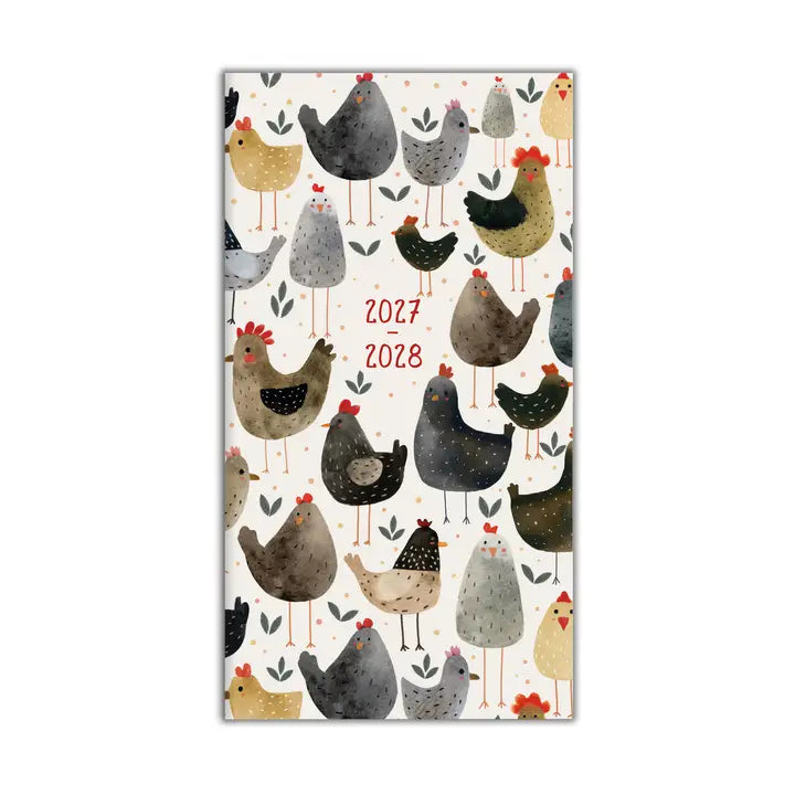 Happy Hens 2027 Two-Year-Plus Pocket Planner