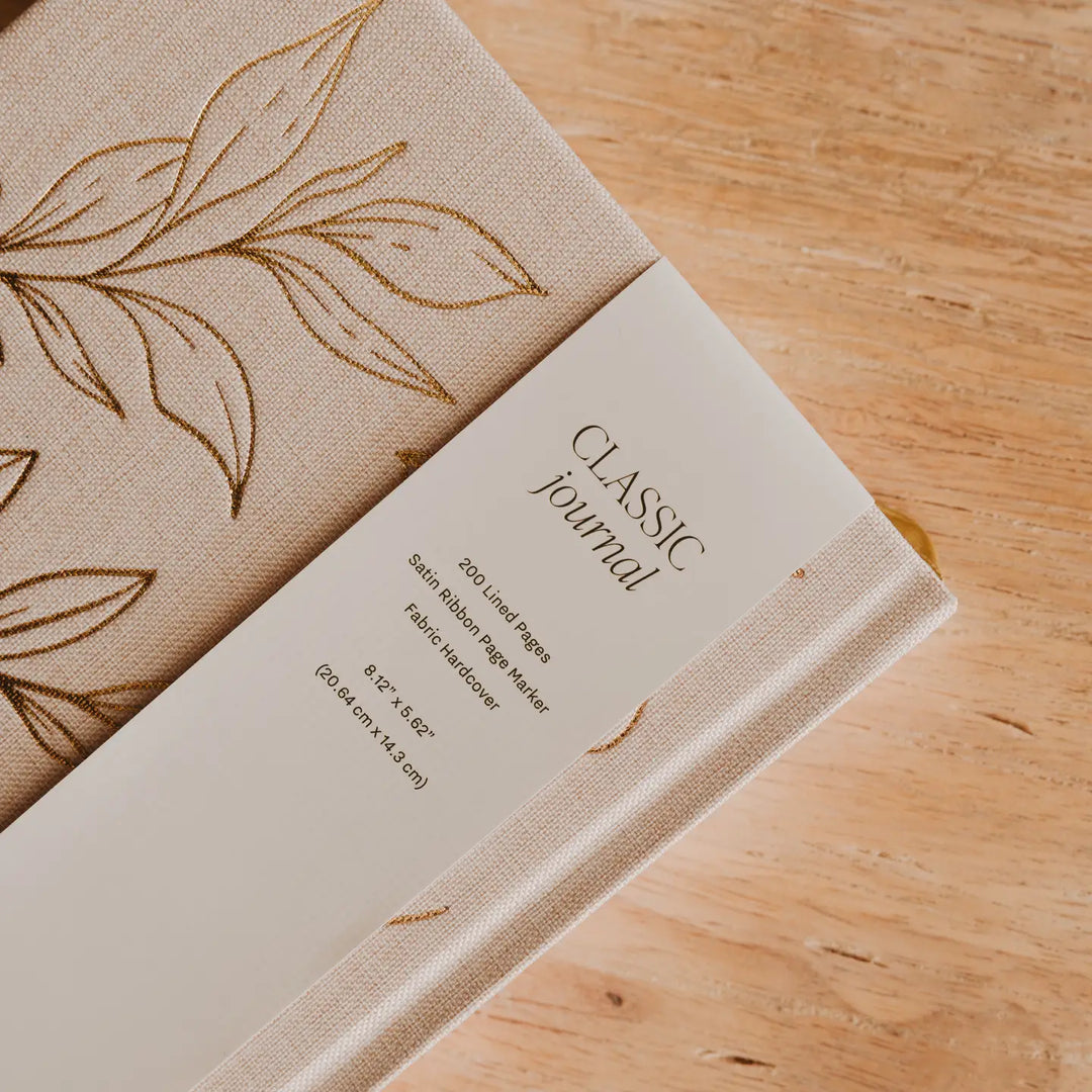 Leaves Notes Fabric Journal