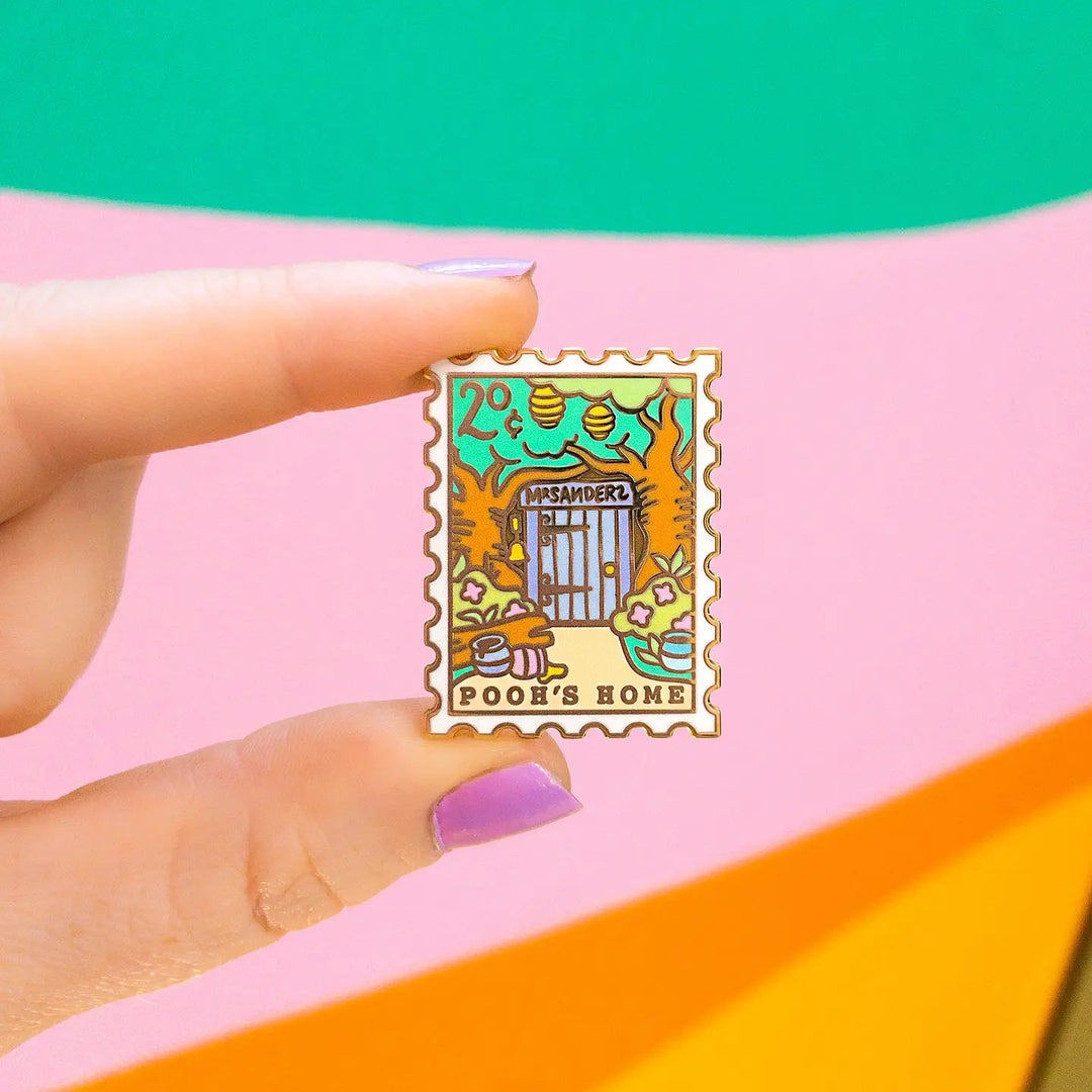 Pooh's Home Enamel Pin