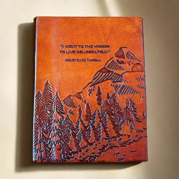 Henry David Thoreau Leather Journal