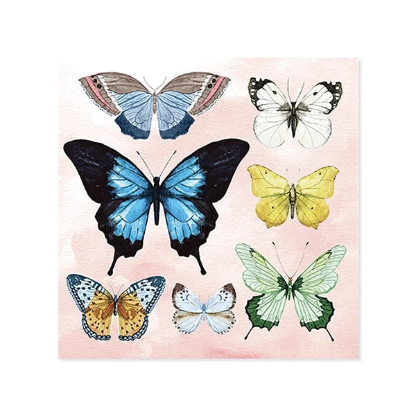 Watercolor Butterflies Treasures Pop-up Card