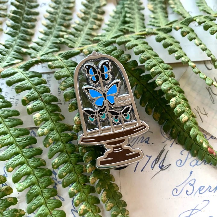 Butterfly Dome Enamel Pin