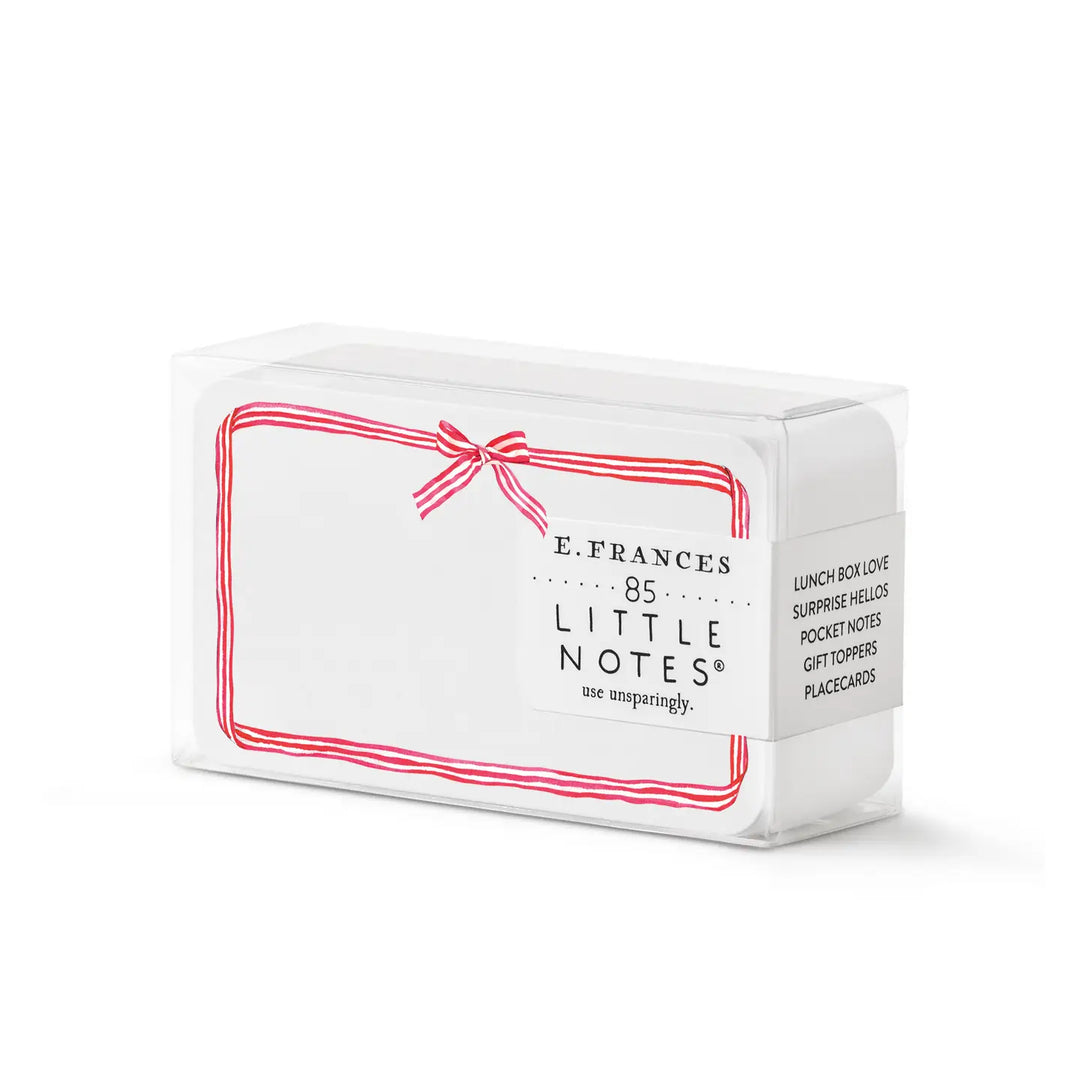 Red Ribbon Notepad & Little Notes Gift Set