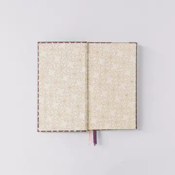 Purple Folk Pattern Pocket Journal