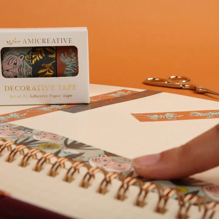 Washi Tape Set of 3 - Mod Tiger