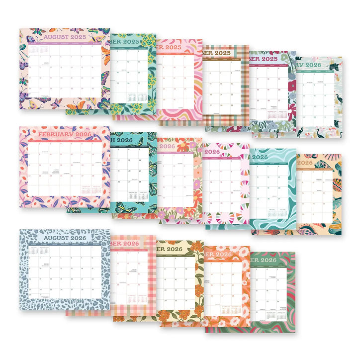 Catching Colors Magnetic Monthly Pad Calendar (Aug 2025 - Dec 2026)