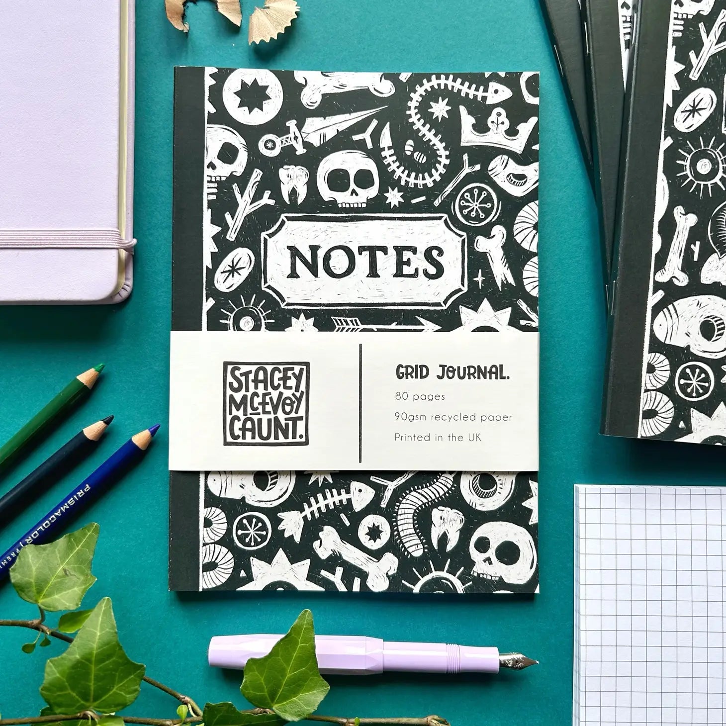 Skull and Bones Notebook