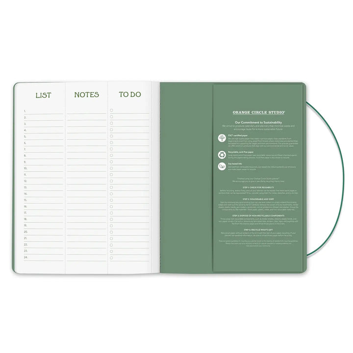 Fruit & Flora Just Right Monthly Planner (Aug 2025 - Dec 2026)