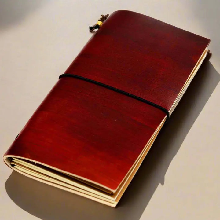 Debossed Refillable Leather Traveler's Notebooks