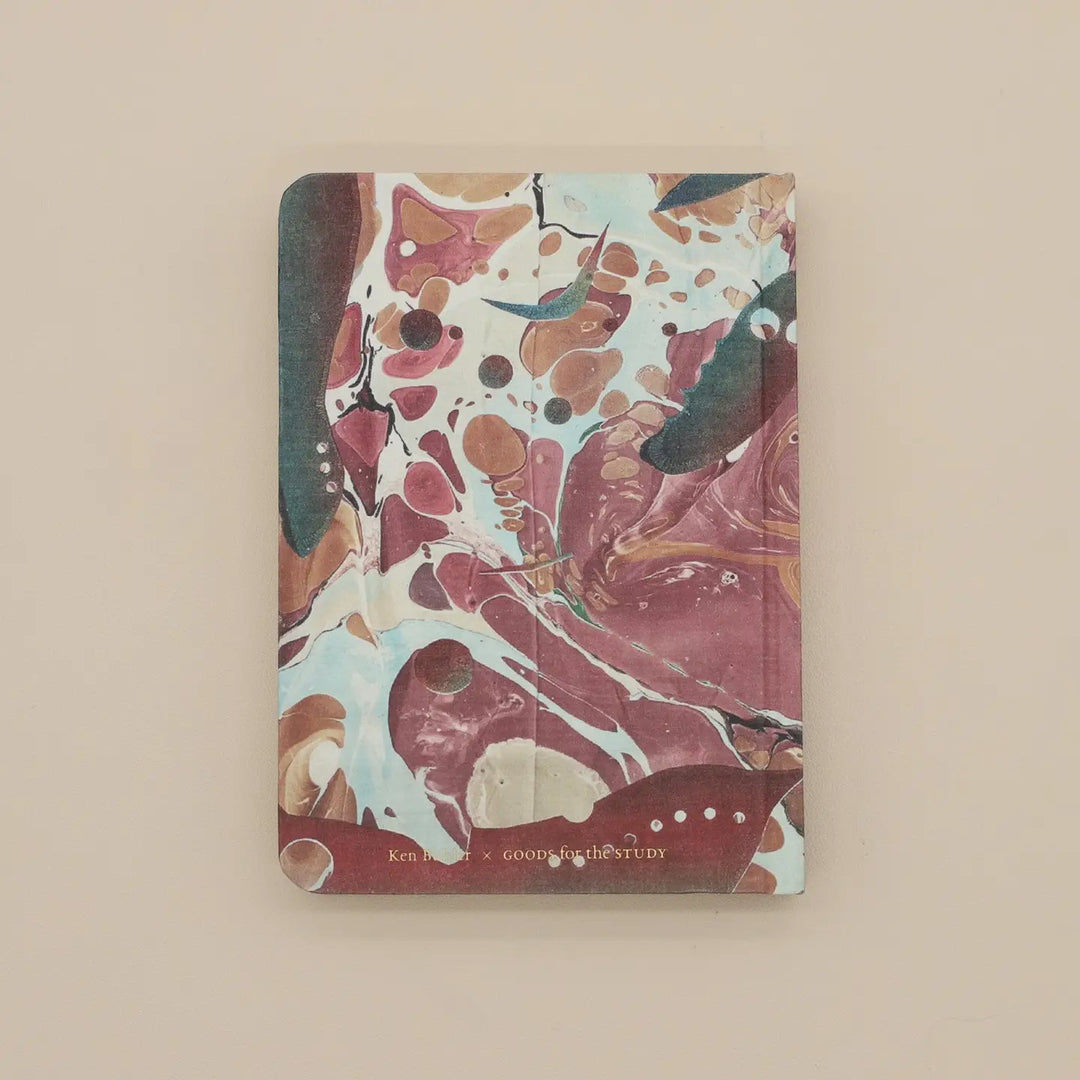 Carnelian Marble Hardcover Journal (B6)