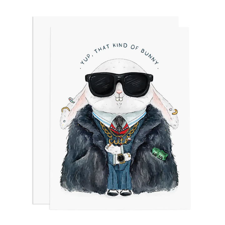 Yup, That Kind of Bunny Card