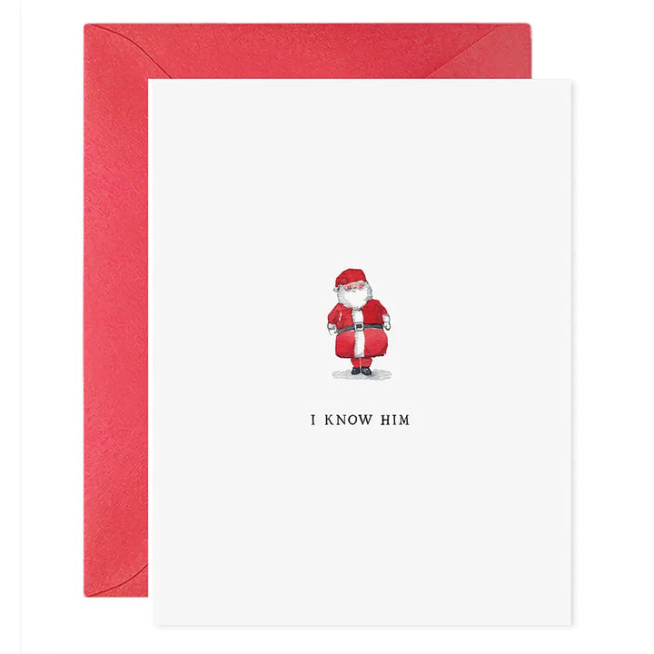 I Know Him Christmas Card