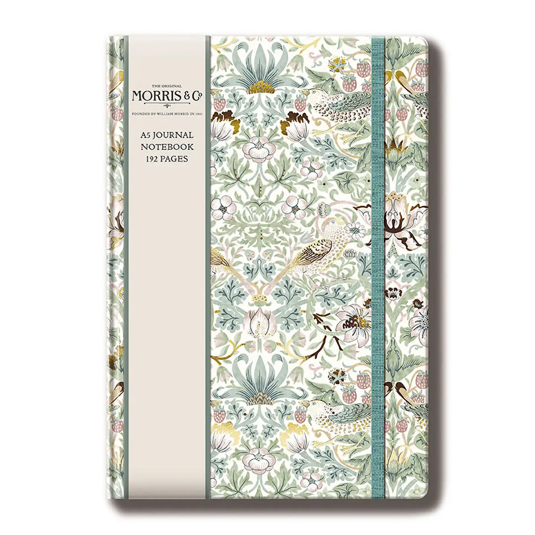 Strawberry Thief Lined A5 Journal