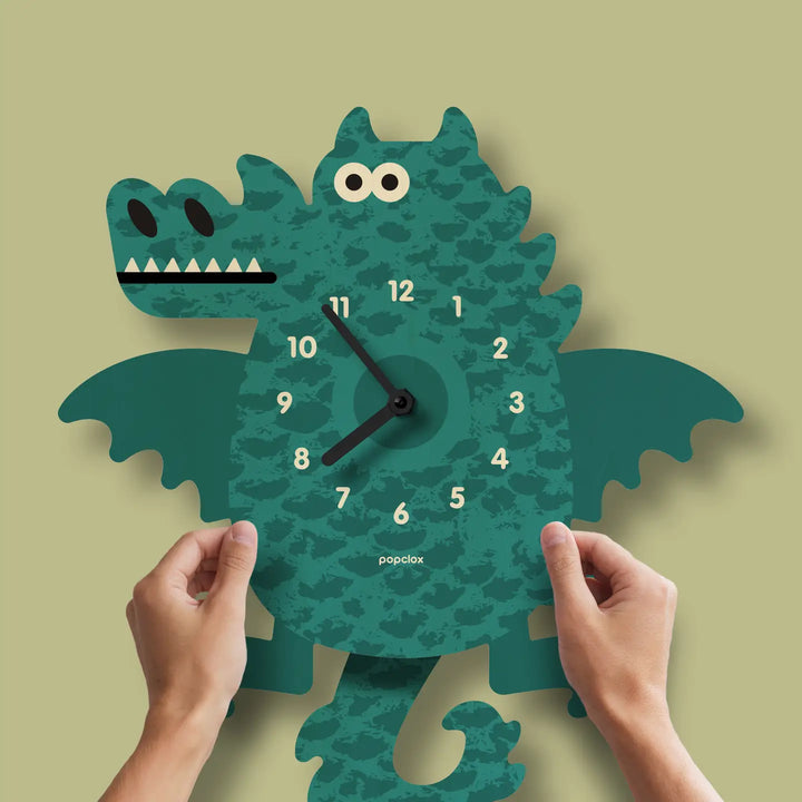Wooden Dragon Pendulum Clock