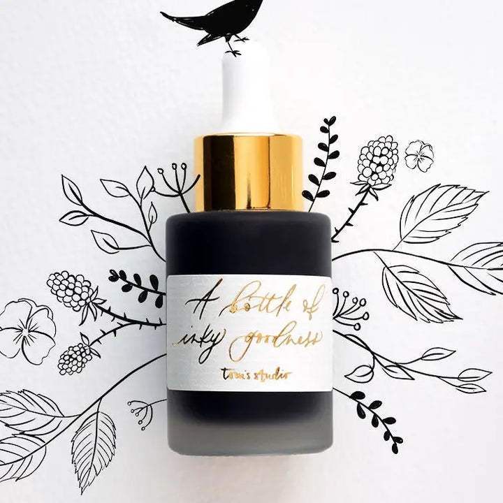 Tom's Studio Calligraphy Ink - Jet Black