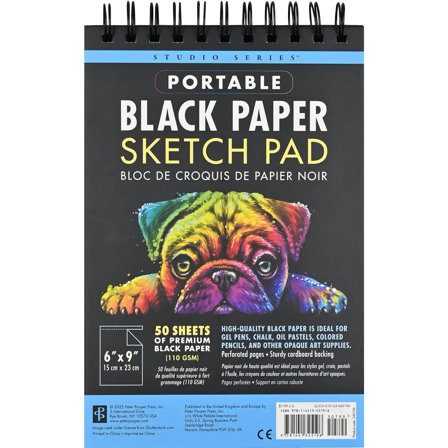 Studio Series Portable Black Paper Sketch Pad – Hitchcock Paper Co.