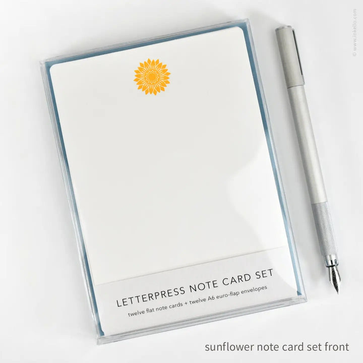 Stationery Set - Sunflower